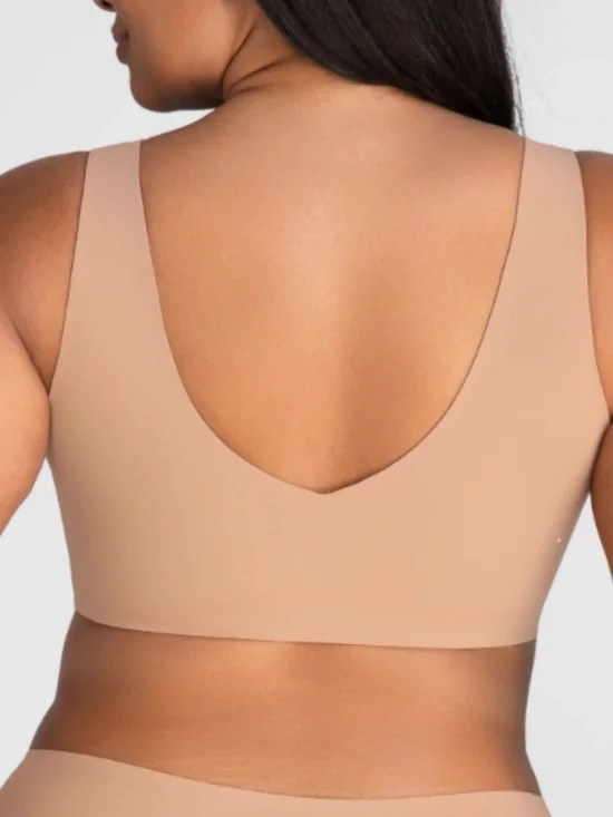 Honeylove SoftForm Pullover Bra Sz 1X in Sand - Picture 3 of 9